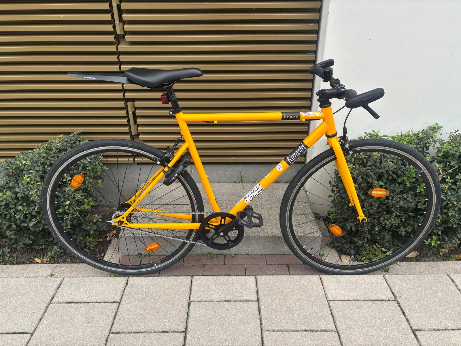 Elops 500 single speed M, Ophalen, Gebruikt, Velgrem, Overige merken