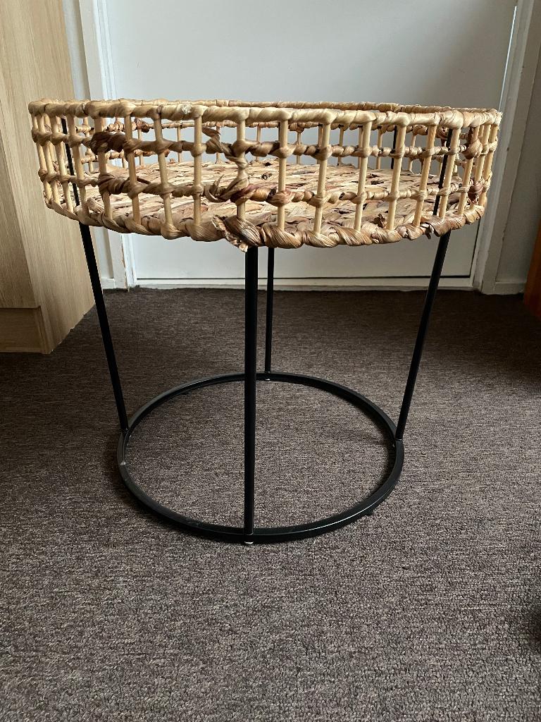 Bijzettafel, Huis en Inrichting, Tafels | Bijzettafels, Ophalen, Minder dan 45 cm, Minder dan 55 cm, Rond