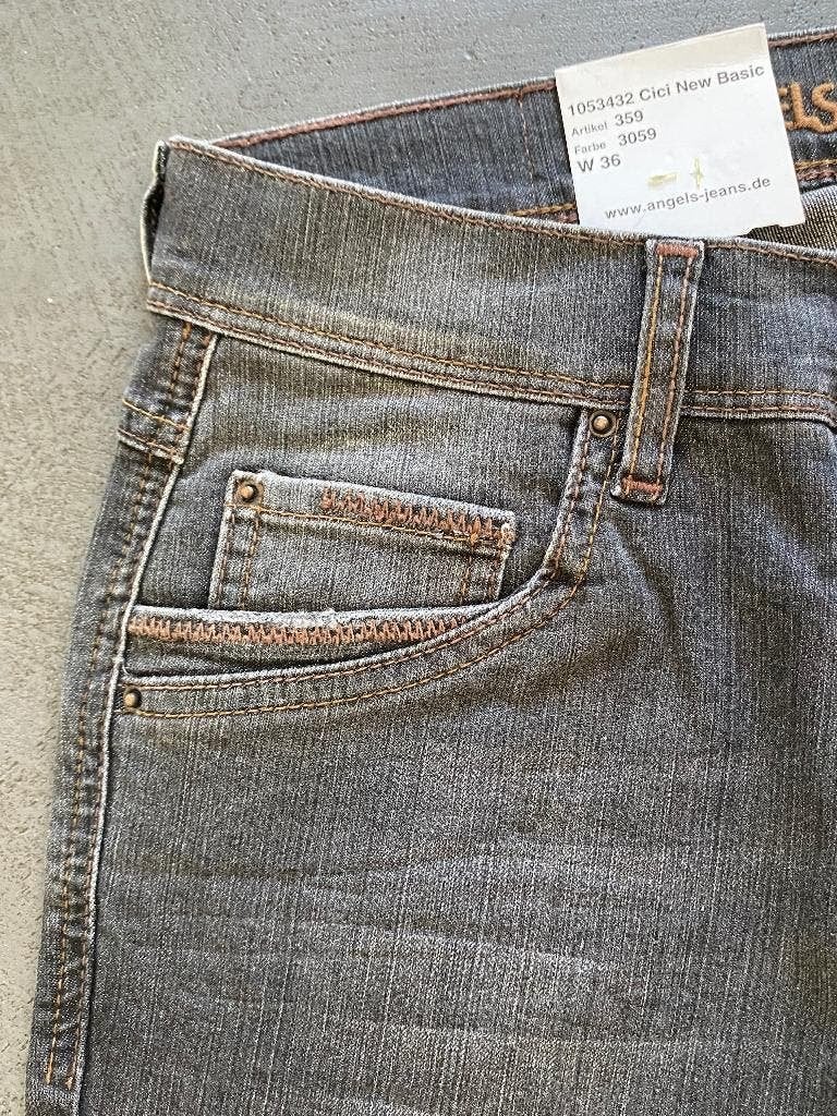 J78/1 Nw: Angels Cici broek spijkerbroek jeans mt 36=S/L32, Nieuw, Ophalen of Verzenden, W28 - W29 (confectie 36), Angels