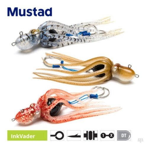 Mustad InkVader TPE Octopus Soft Bait 120g 150g 170g 200g., Ophalen of Verzenden, Nieuw, Overige typen