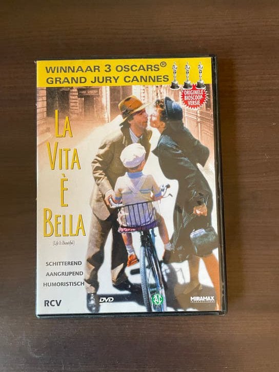 La Vita è Bella DVD - Klassieker, Zo goed als nieuw, Alle leeftijden, Nederlands, Ophalen of Verzenden, Zo goed als nieuw
