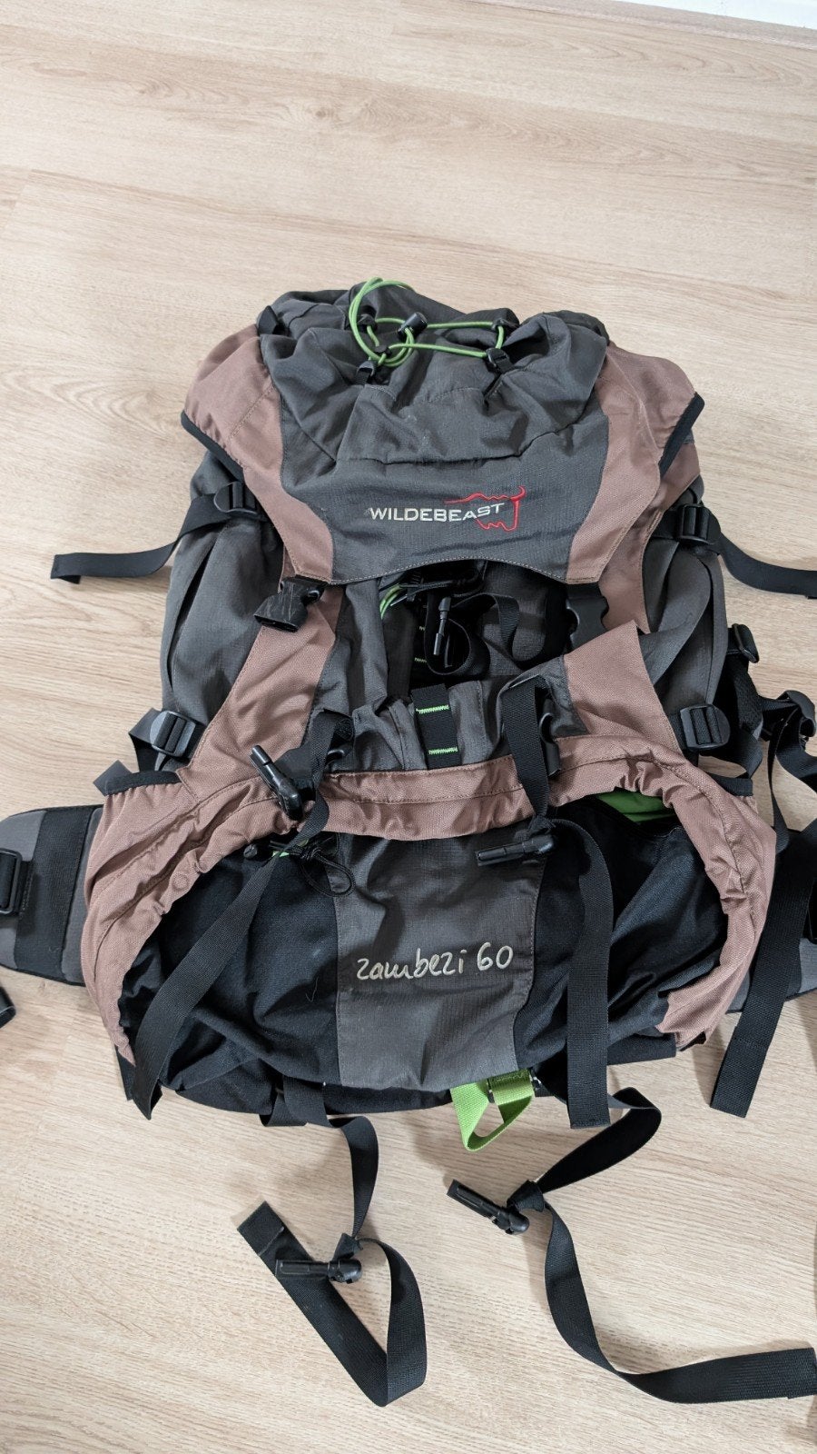Zambezi 60L Backpack, Sport en Fitness, Ophalen, Gebruikt, Rugzak