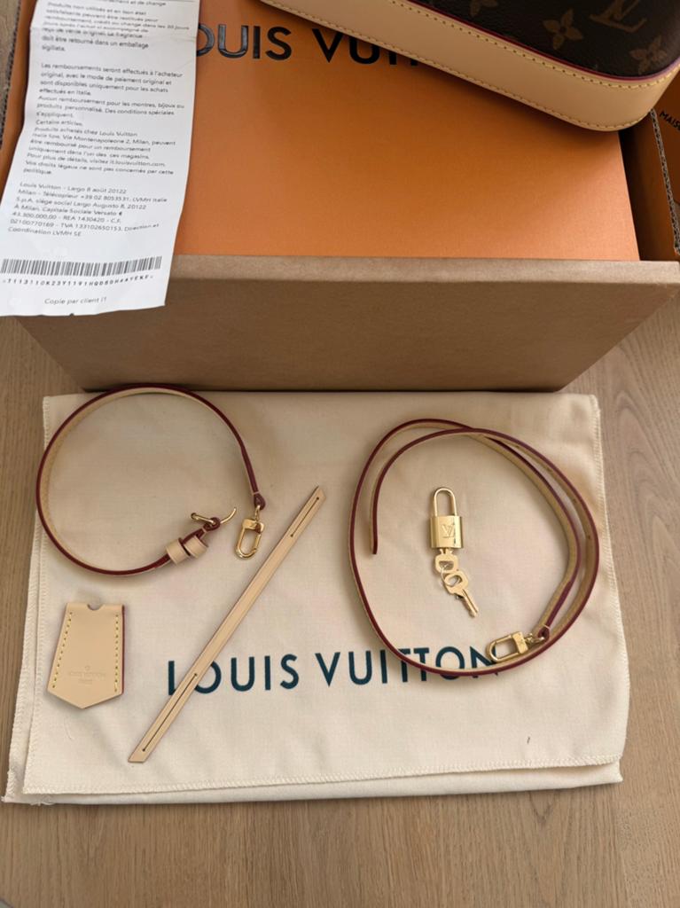 Louis Vuitton Alma BB, Verzenden, Zo goed als nieuw, Bruin, Handtas