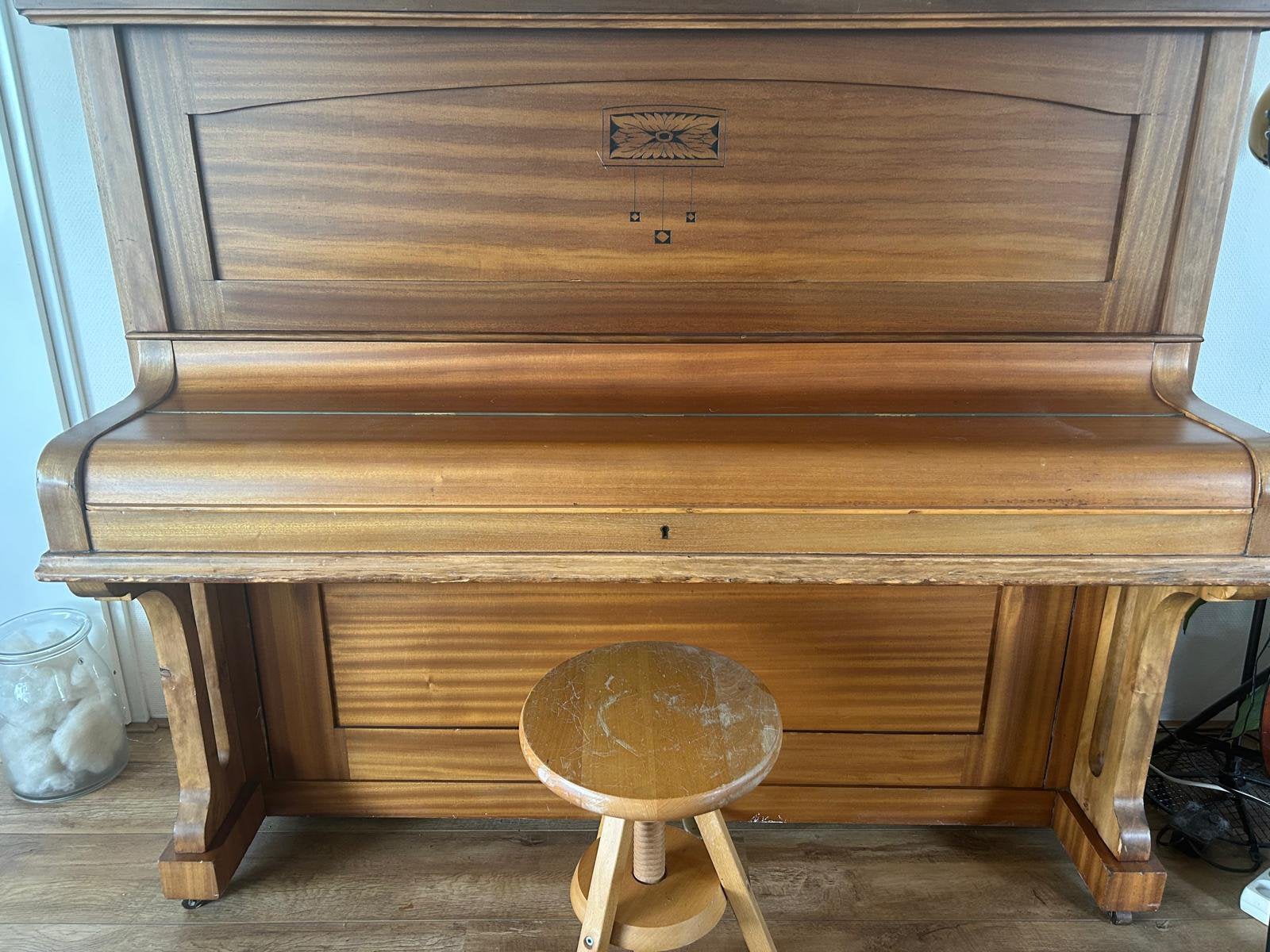 Piano, Ophalen, Gebruikt, Bruin, Piano