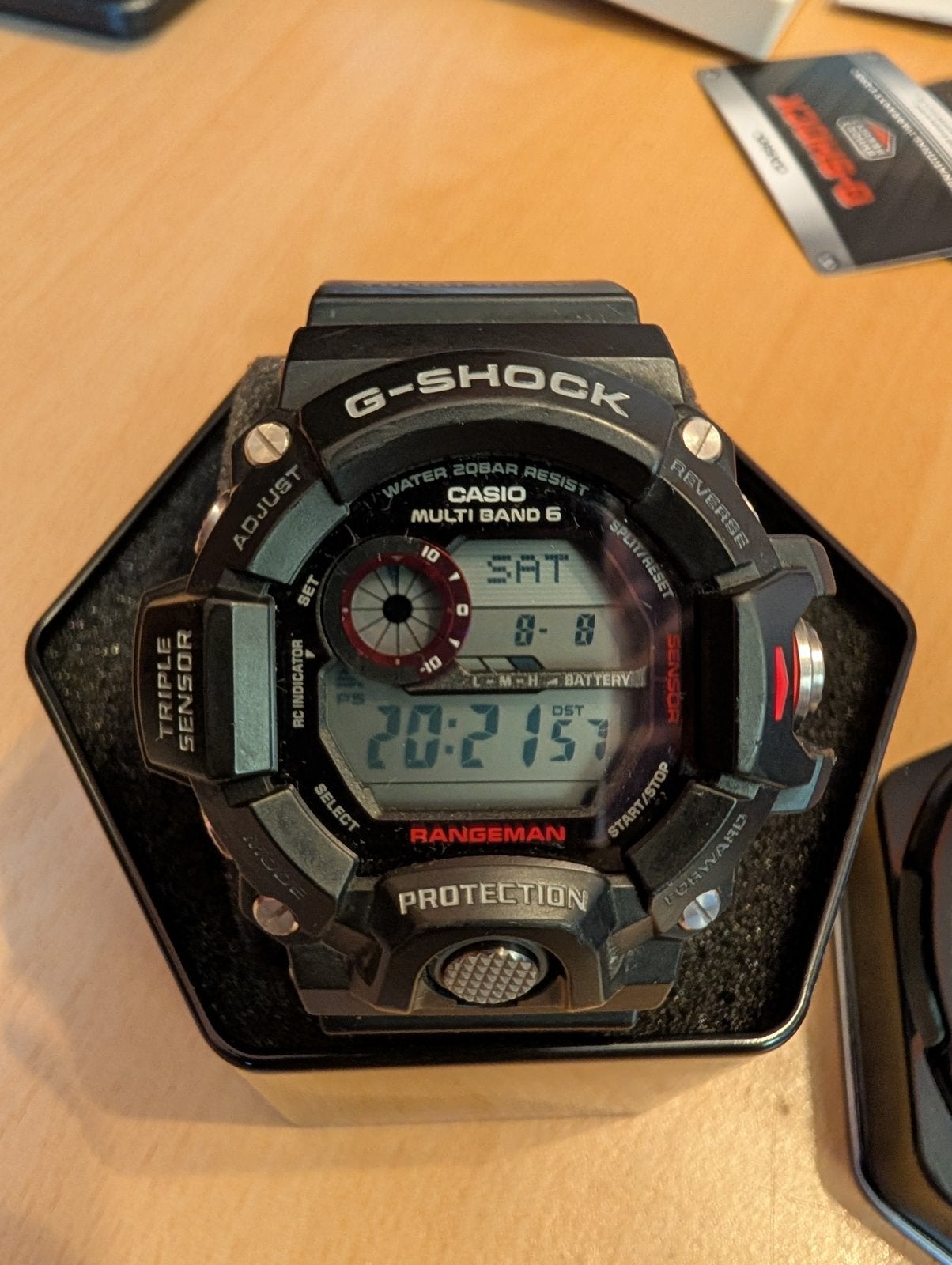 G-Shock Master of G GW-9400-1ER Rangeman, Ophalen, Casio, Kunststof, Gebruikt