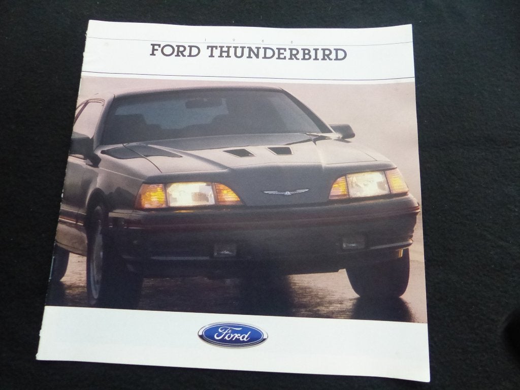 Ford Thunderbird 1988 brochure USA, Verzenden, Zo goed als nieuw, Ford