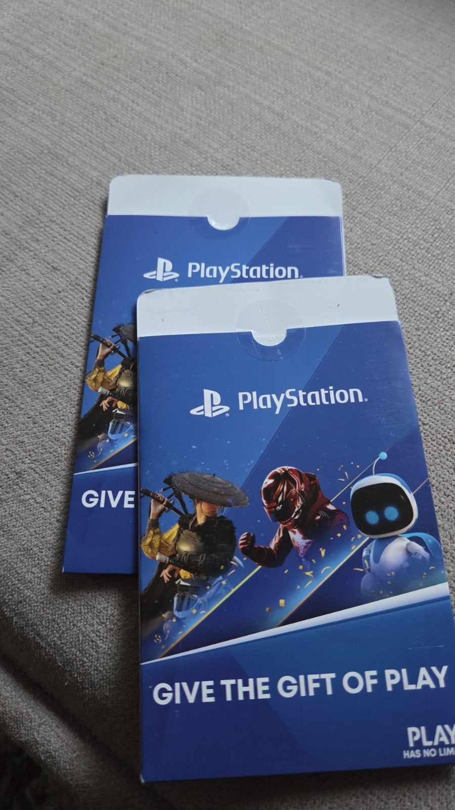 2x PSN card €50 - PlayStation Store tegoed, Ophalen of Verzenden