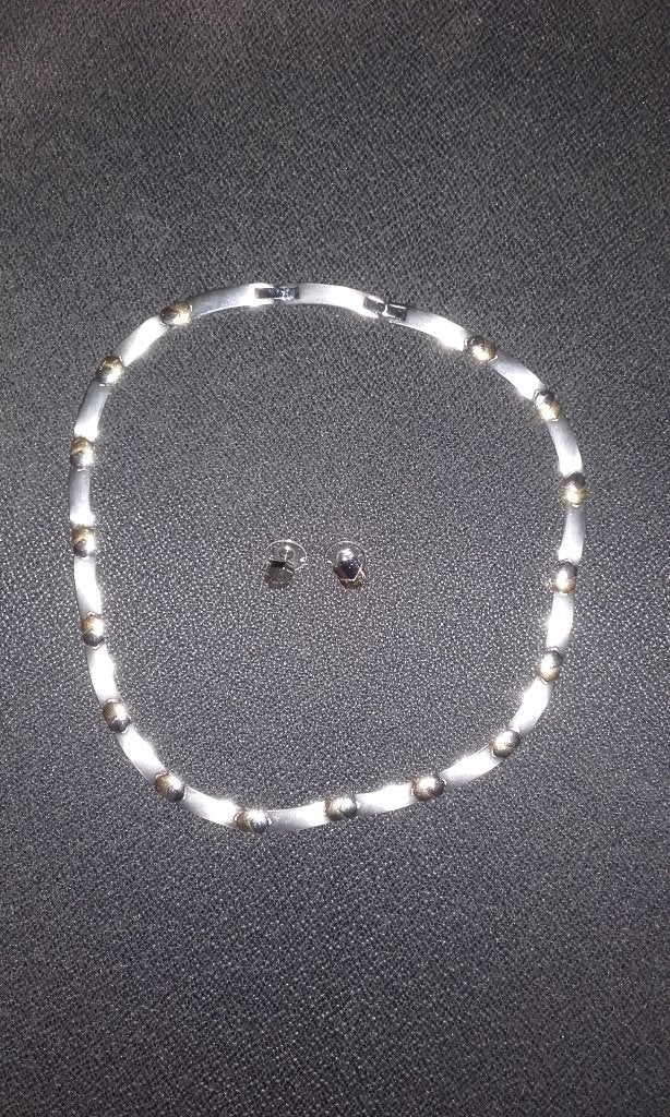Ketting, collier, Energetix, Sieraden, Tassen en Uiterlijk, Ophalen of Verzenden, Nieuw, Zilver, Overige materialen