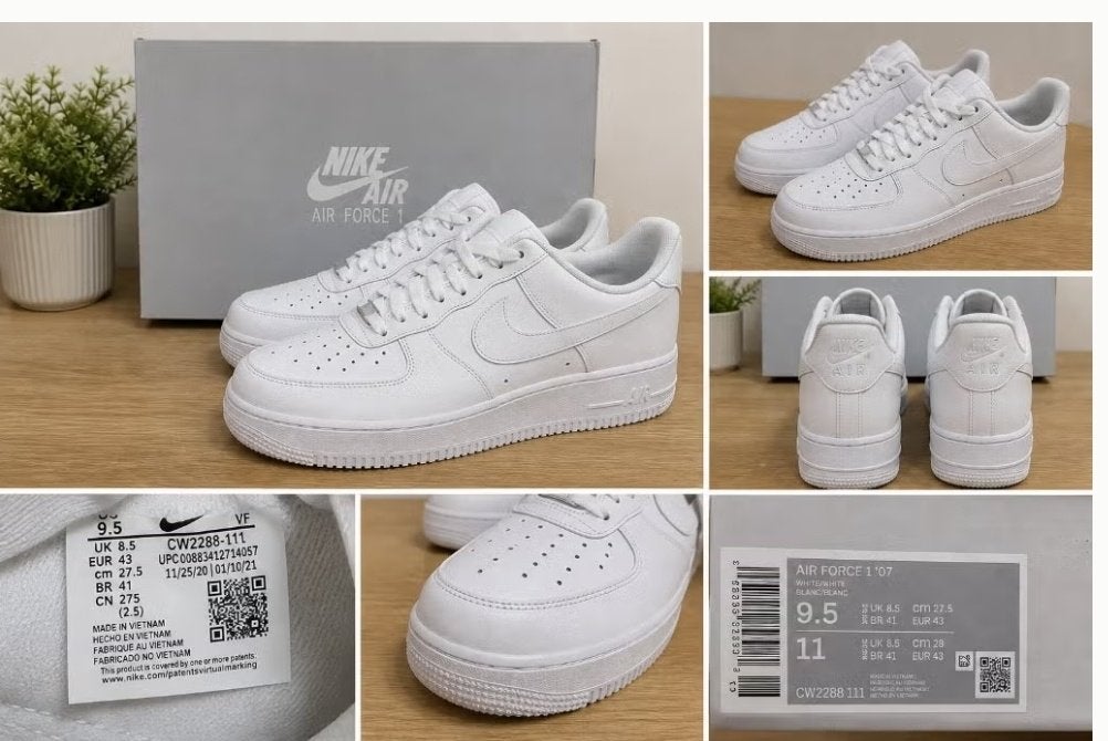 Nike Air Force maat 43, Wit, Overige typen, Nike, Nieuw