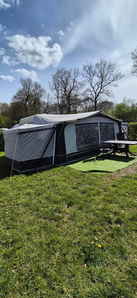 Mooie Tec caravan met seisoens plek in Ijhorst., Ophalen of Verzenden