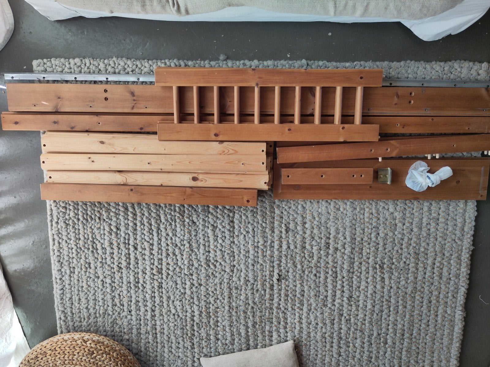IKEA Hemnes eenpersoonsbed, Gebruikt, Eenpersoons, Wit, Ophalen of Verzenden