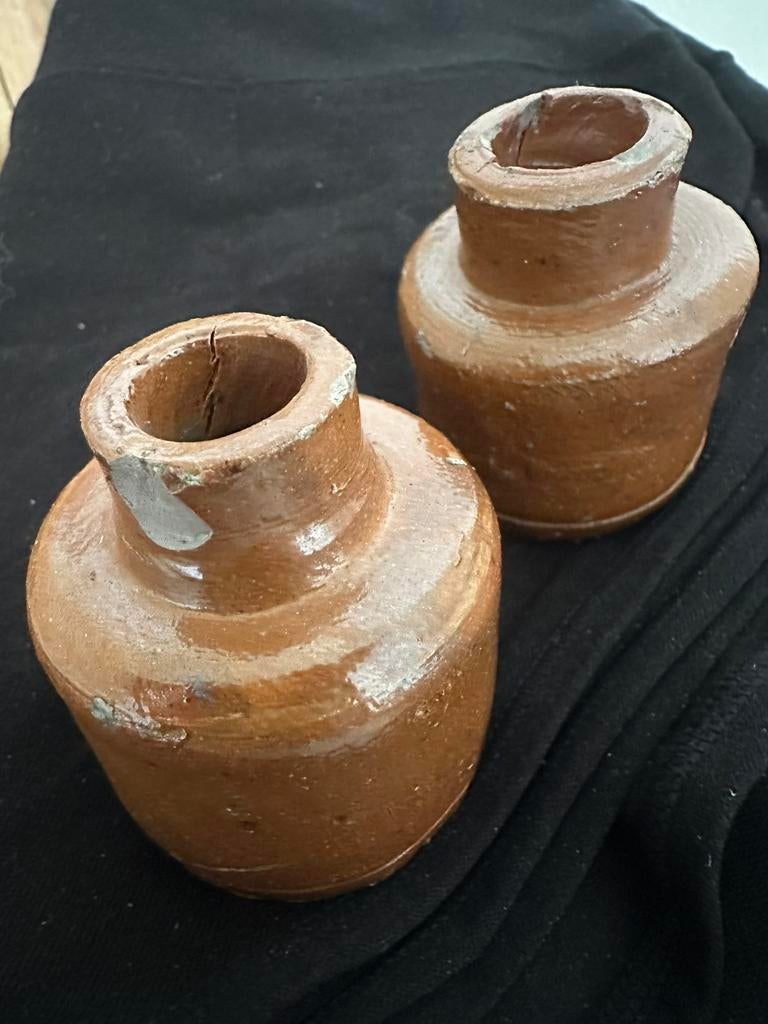 Hele oude inktpotjes van Talens Apeldoorn, Steen, Gebruikt, Overige kleuren, Ophalen of Verzenden