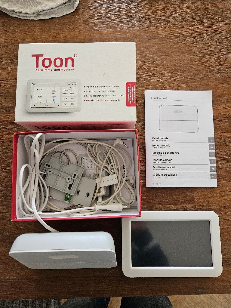 Toon thermostaat met ketelmodule, Doe-het-zelf en Verbouw, Ophalen of Verzenden, Slimme thermostaat, Gebruikt