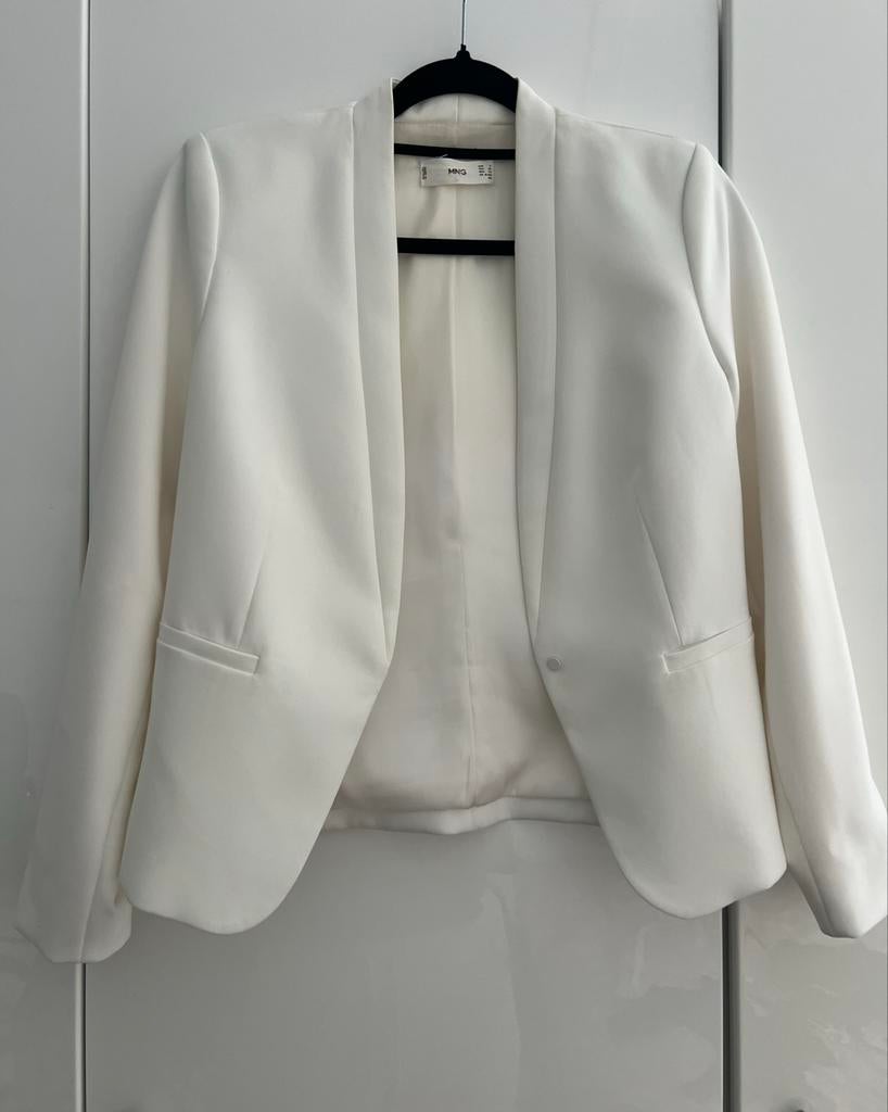 Mango blazer Maat S, Wit, Ophalen of Verzenden, Jasje, Maat 36 (S)
