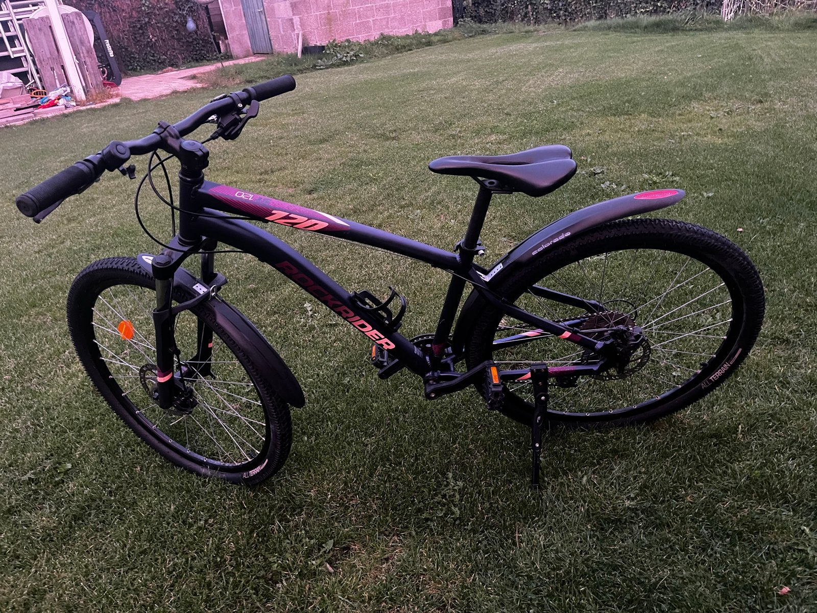 Rockrider ST 120 Mountainbike - Dames/Meisjes, Fietsen en Brommers, Hardtail, Zo goed als nieuw, Dames, Schijfrem