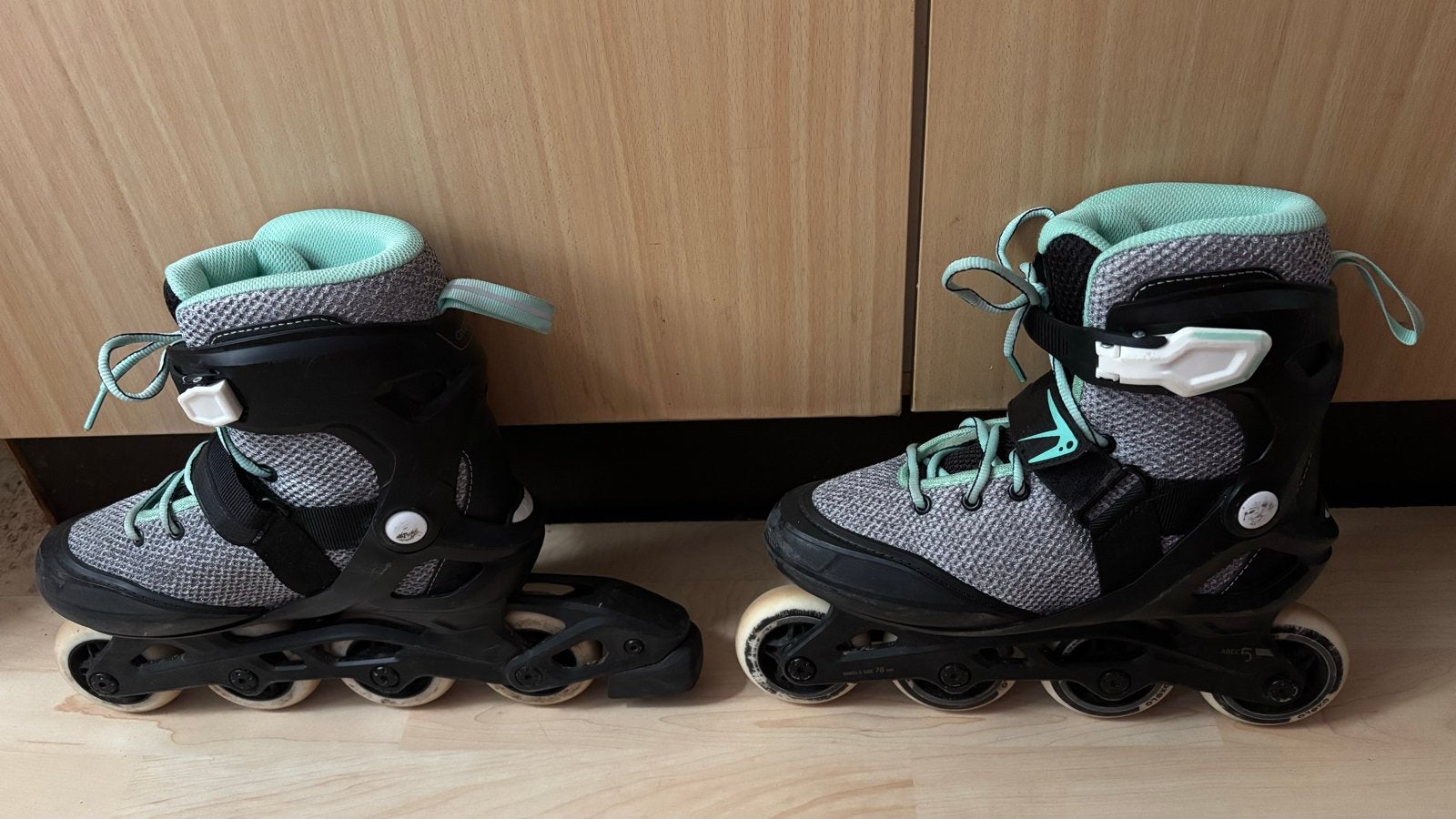 Oxelo Fit 100 Inline Skates, Overige merken, Verzenden, Zo goed als nieuw, Inline skates 4 wielen