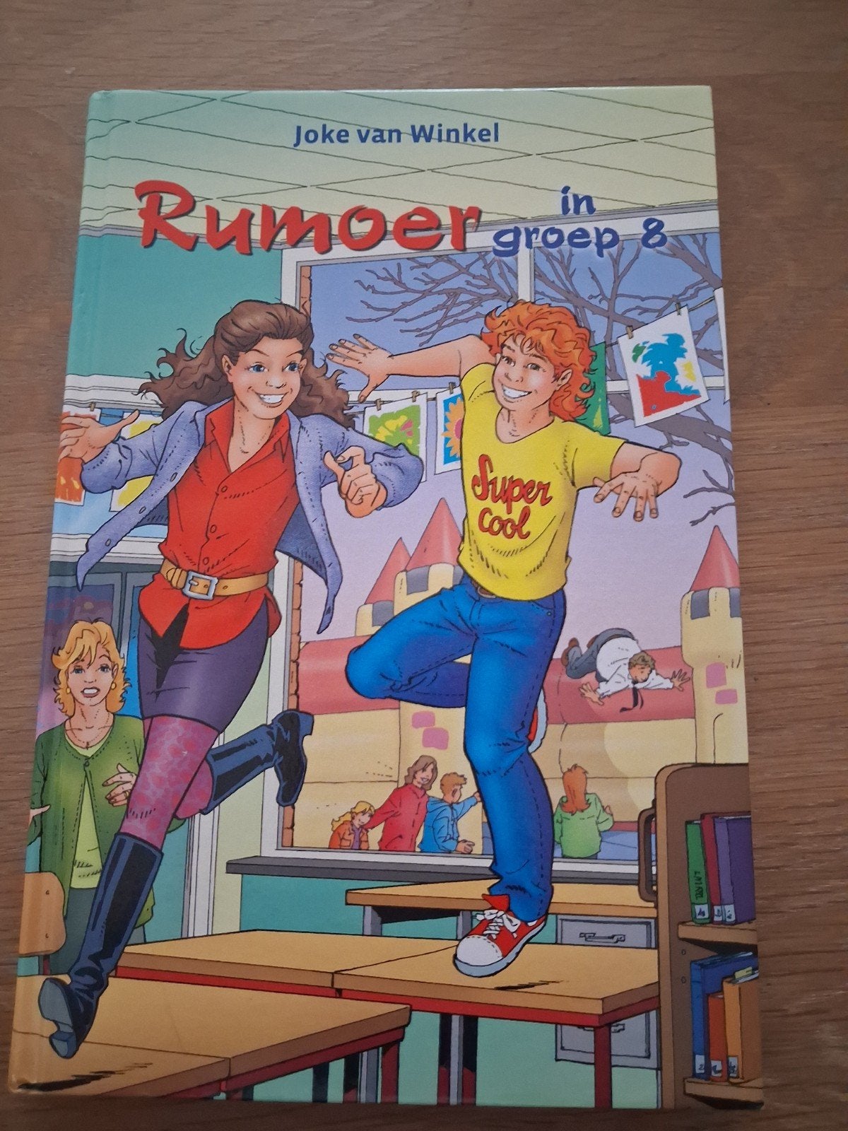 Rumoer in groep 8 - Joke van Winkel (Kinderboek), Boeken, Ophalen of Verzenden