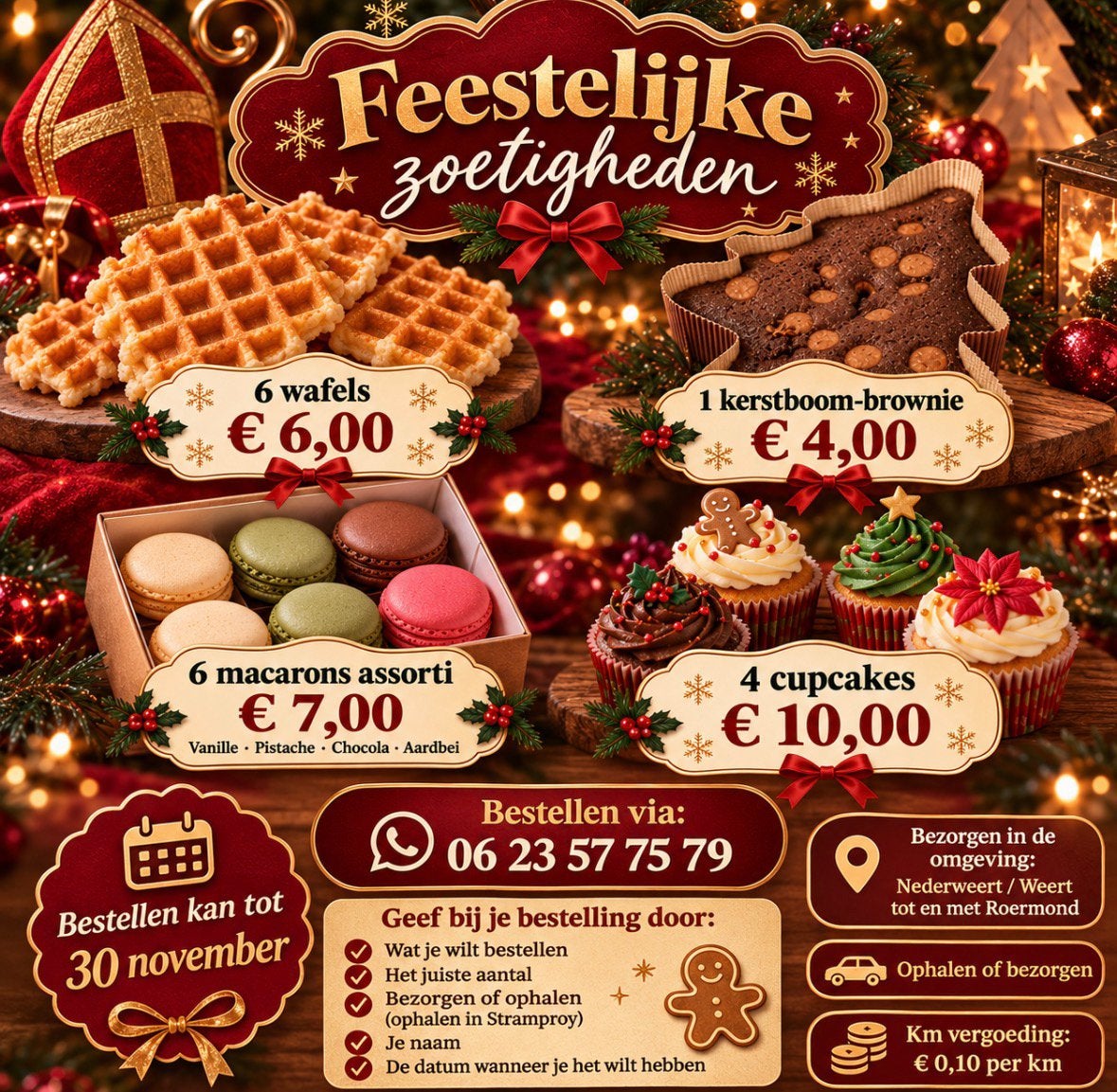 Heerlijke zoetigheden voor kerst, Diversen, Ophalen, Nieuw
