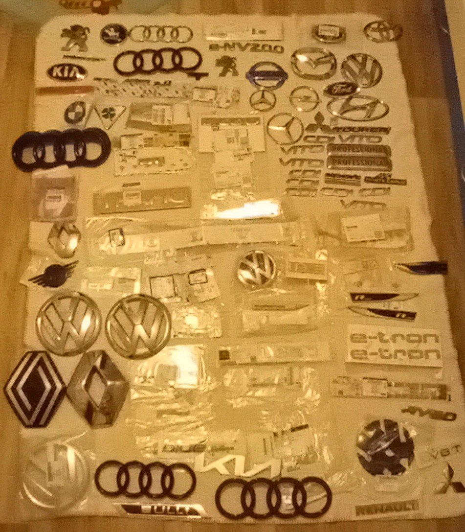 Partij auto emblemen en logo's, Auto diversen, Ophalen of Verzenden, Nieuw