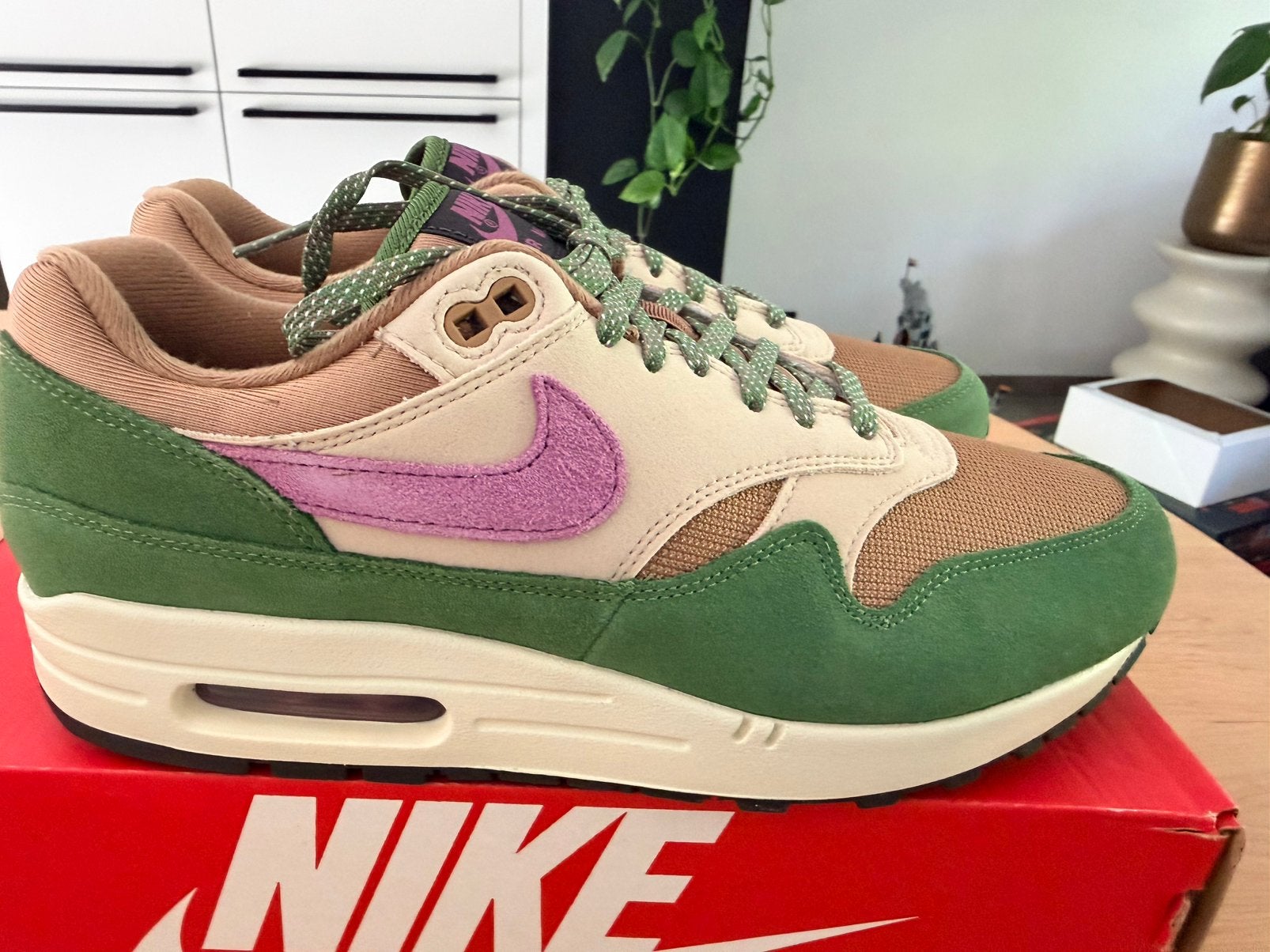Nike air max 1 Treeline maat 42,5, Kleding | Heren, Overige kleuren, Nieuw, Ophalen of Verzenden, Sneakers of Gympen