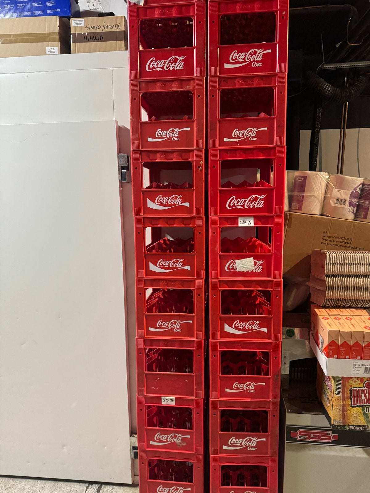 40 Coca-Cola en Pepsi kratten - Diverse maten, Ophalen, Gebruikt, Minder dan 50 cm, Minder dan 40 cm