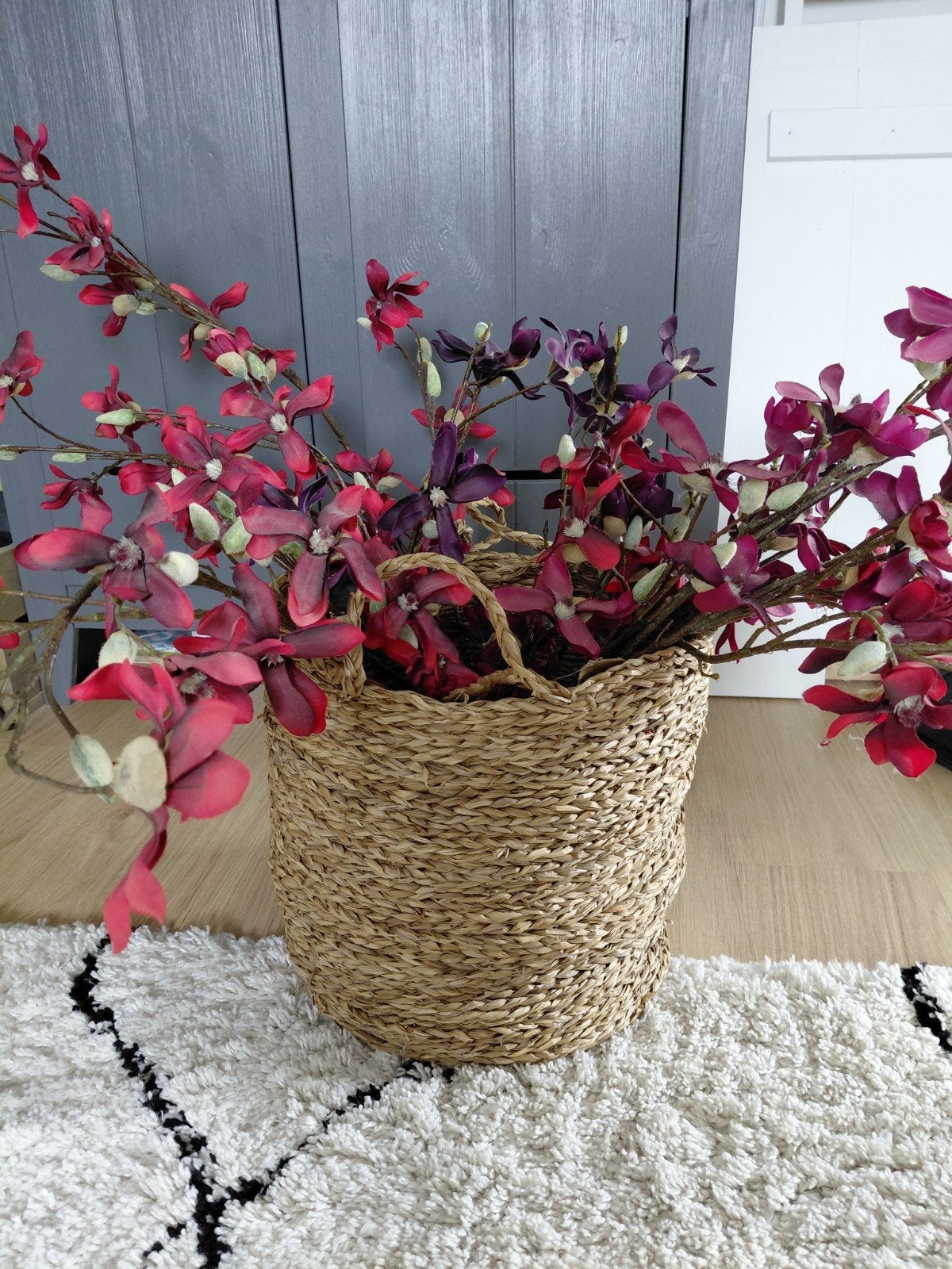 Silk ka zijde bloemen, Binnen, Gebruikt, Zijde, Ophalen of Verzenden