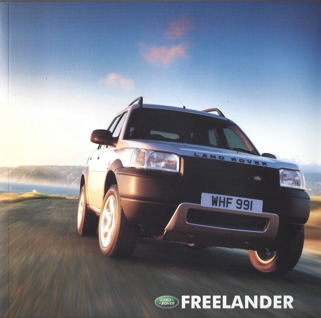 Brochure Land Rover Freelander 2002, Ophalen of Verzenden, Gelezen, Overige merken