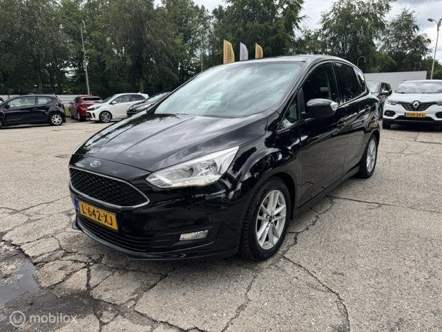 Ford C-Max 1.5 150PK Titanium Automaat Afn.Trekhaak!, Auto's, 4 cilinders, 150 pk, Zwart, Geïmporteerd