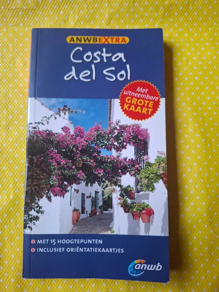 ANWB Extra Reisgids Costa del Sol met uitneembare kaart, Europa, Ophalen of Verzenden, Zo goed als nieuw, Reisgids of -boek