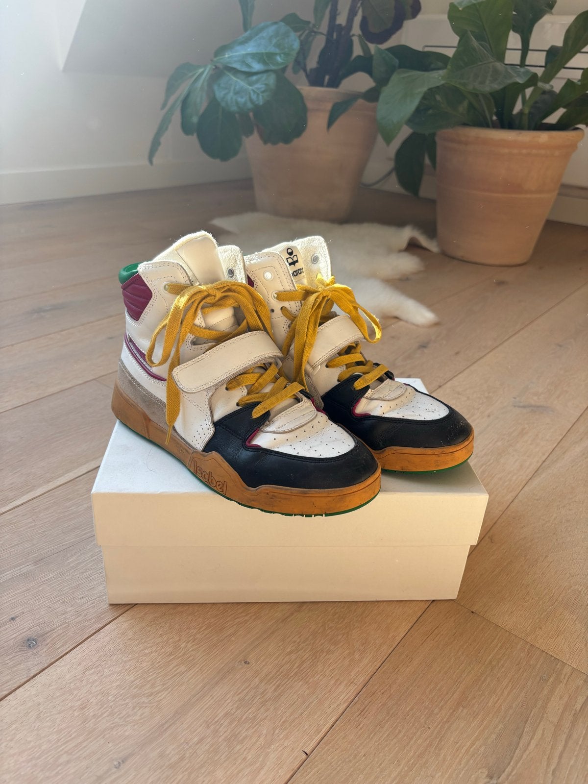 Isabel Marant Alsee sneakers - Maat 39 - Hoog model, Kleding | Dames, Ophalen of Verzenden, Gedragen, Overige kleuren, Sneakers of Gympen