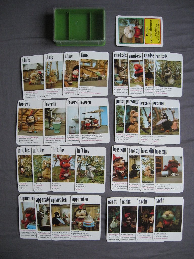 Paulus de Boskabouter kwartetspel (uit 1974), Ophalen of Verzenden, Gebruikt, Kwartet(ten)