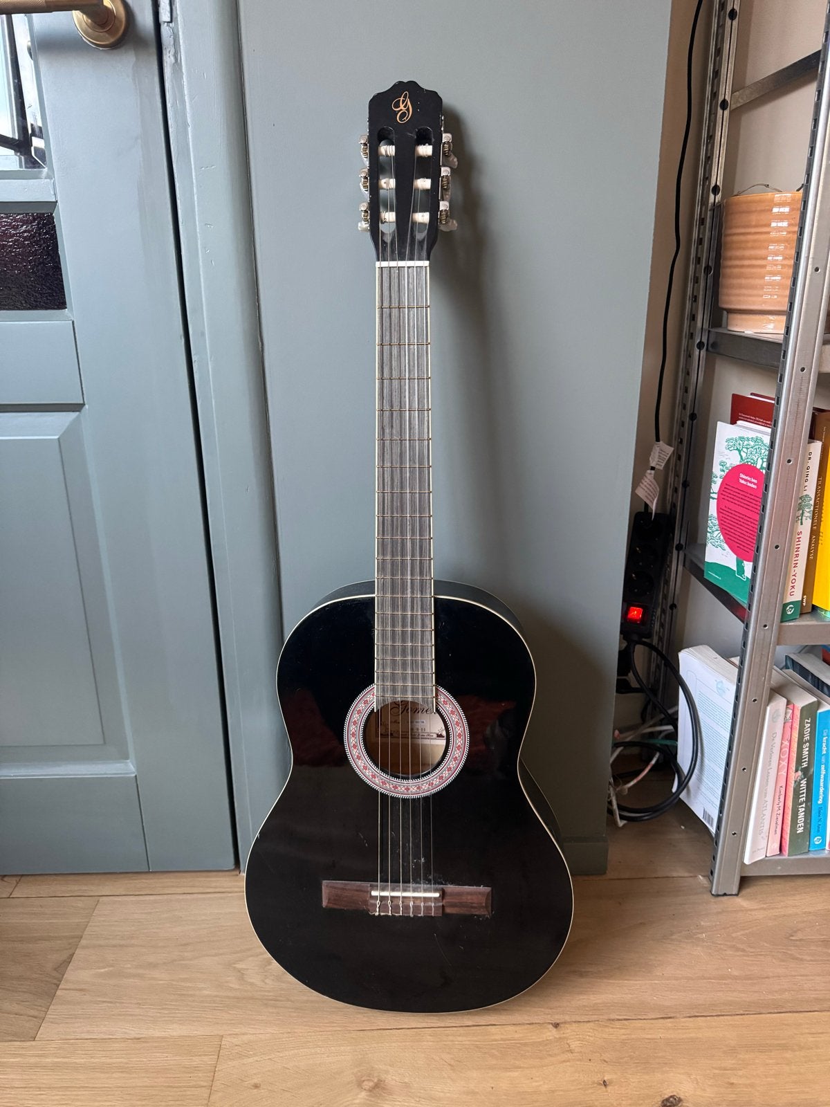 Gomez Klassieke Gitaar Zwart - Model GOMEZ 001/BK, Ophalen of Verzenden, Gebruikt, Klassieke of Spaanse gitaar
