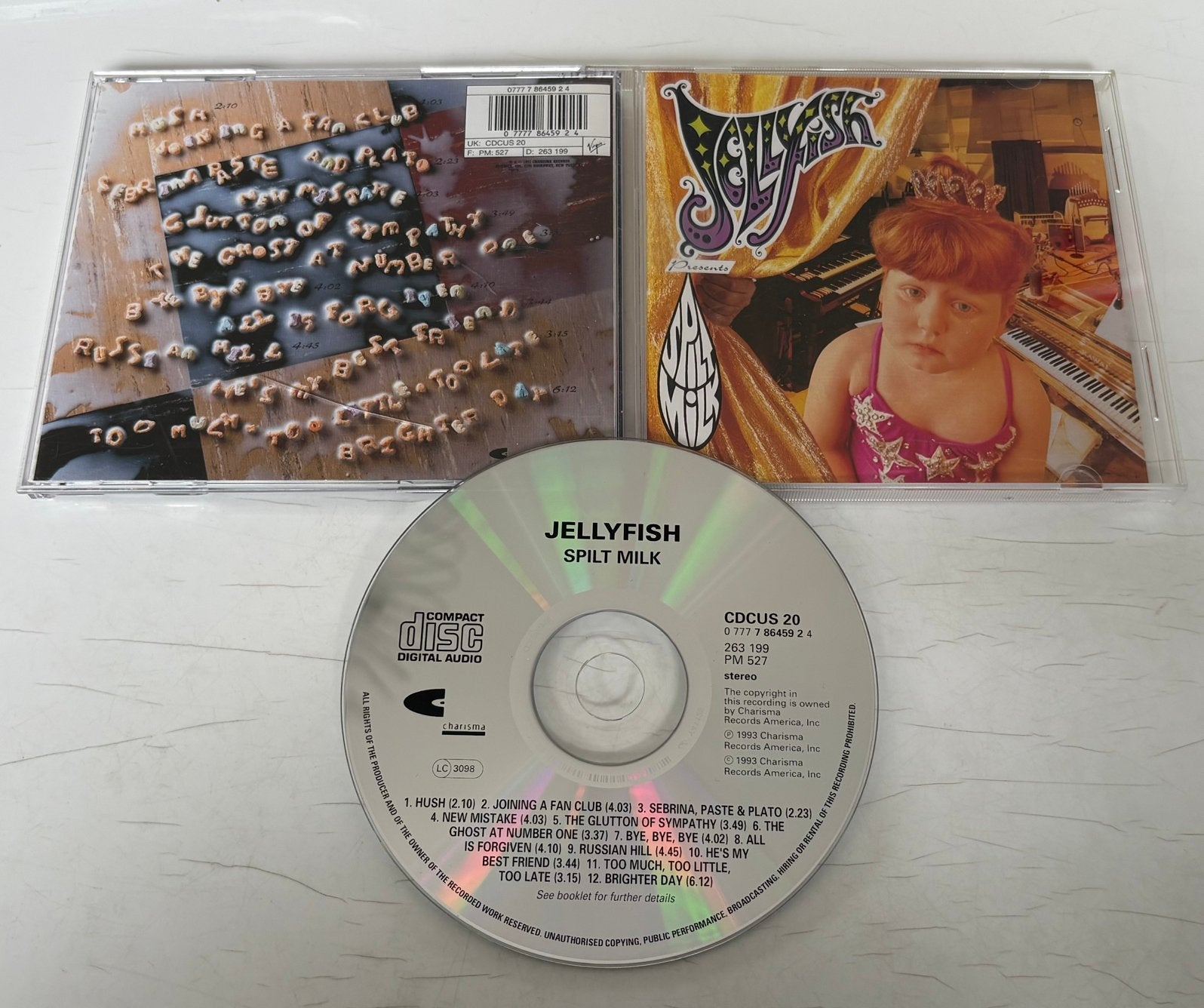 Jellyfish - Spilt milk, Ophalen of Verzenden, Zo goed als nieuw, Poprock