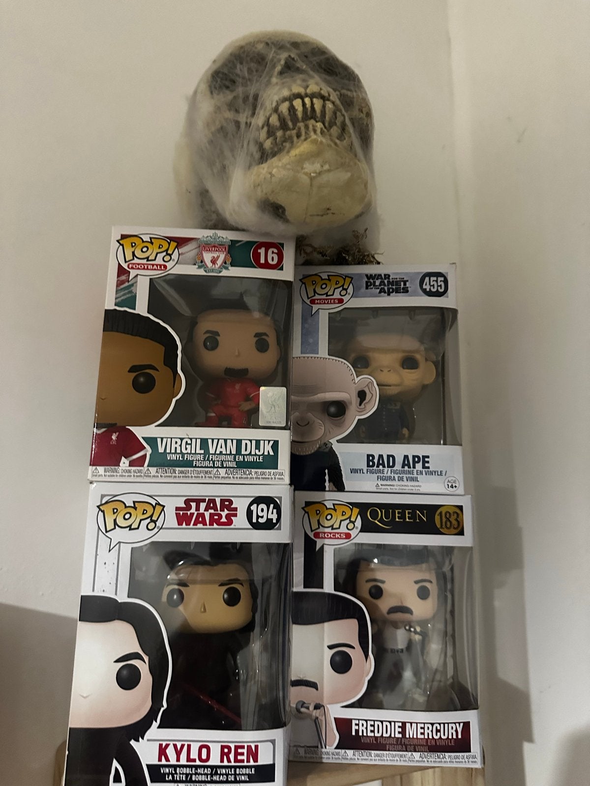 Funko Pop! Collectie: Virgil, Kylo Ren, Freddie, Zoey, Ophalen of Verzenden, Zo goed als nieuw