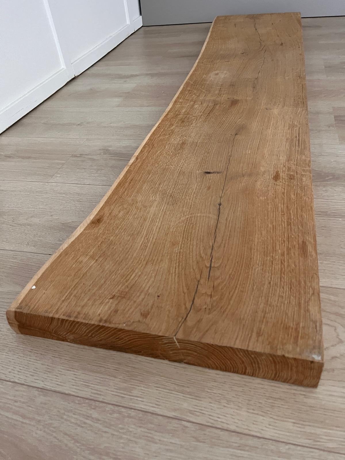 Massieve houten plank - ideaal als tv-meubel of wandplank, Ophalen, Eiken, Zo goed als nieuw, Plank