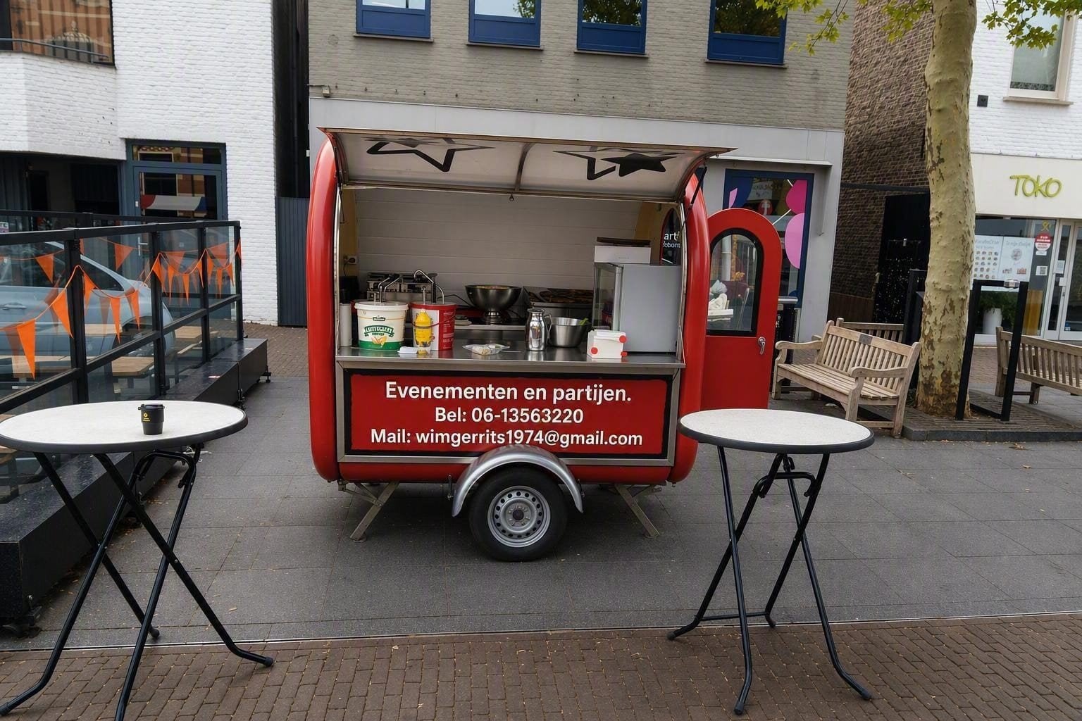 Een frietwagen voor aan huis, Ophalen of Verzenden