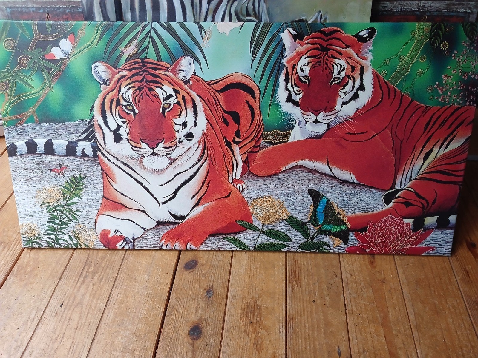 canvas tijgers, Ophalen, Dieren