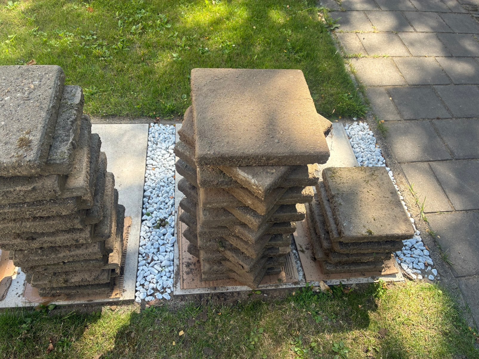 Tuin tegels gratis ophalen, Ophalen, Steen of Klei, Overige typen, Zo goed als nieuw
