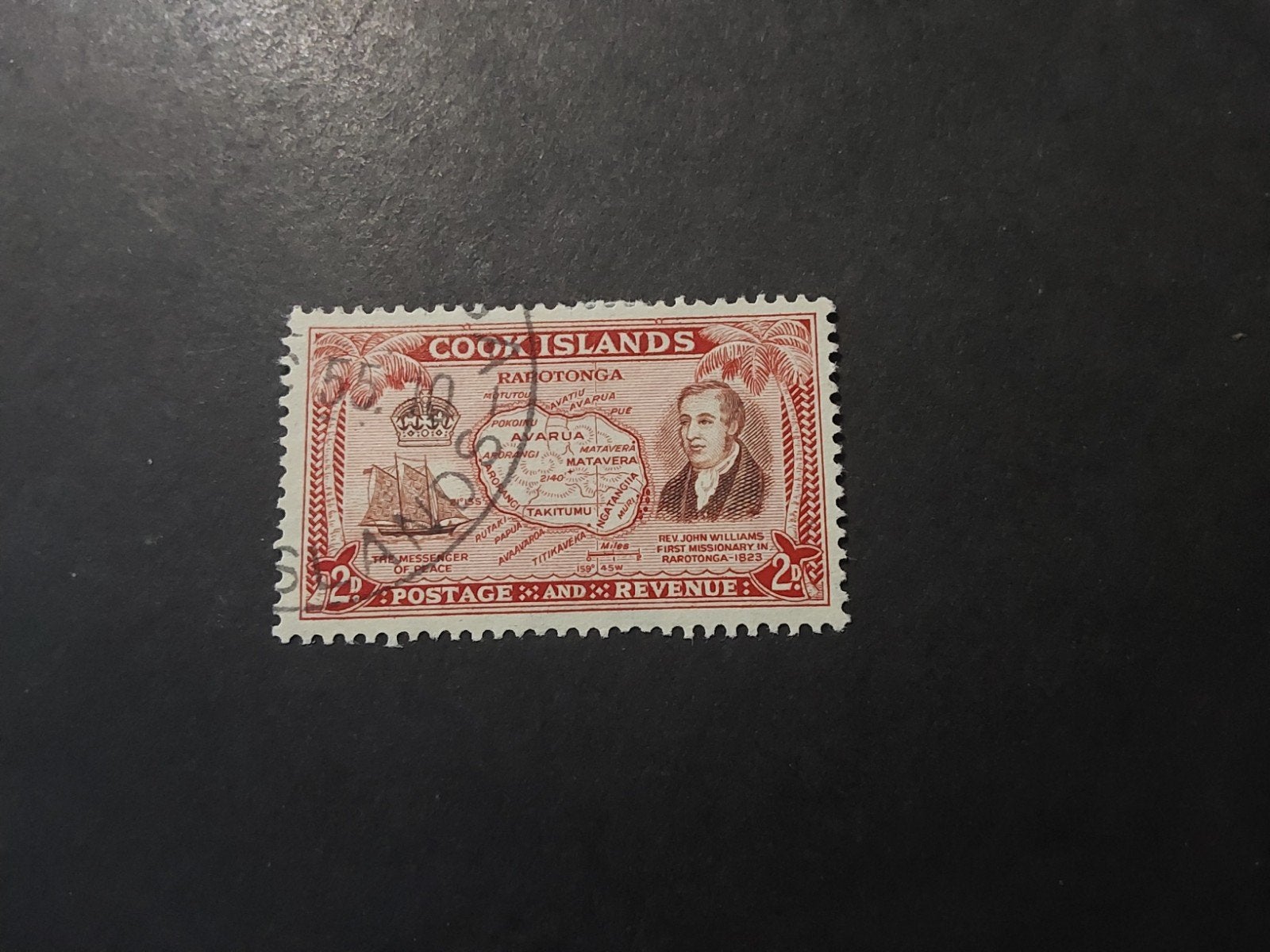 Cook Eilanden, SG 152, Verzenden, Gestempeld