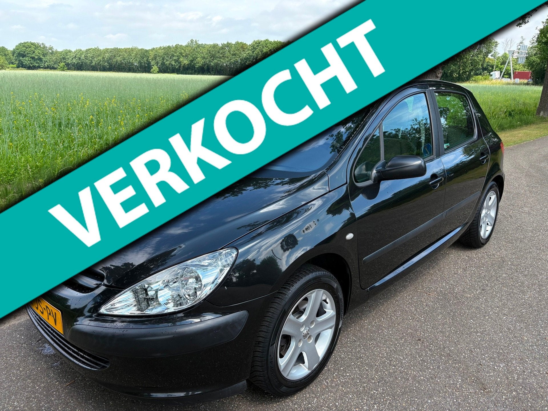 Peugeot 307 2.0-16V XT Airco/APK/Trekhaak/Elektr. Ramen/Cent, Auto's, Peugeot, 4 cilinders, 1194 kg, Zwart, Origineel Nederlands