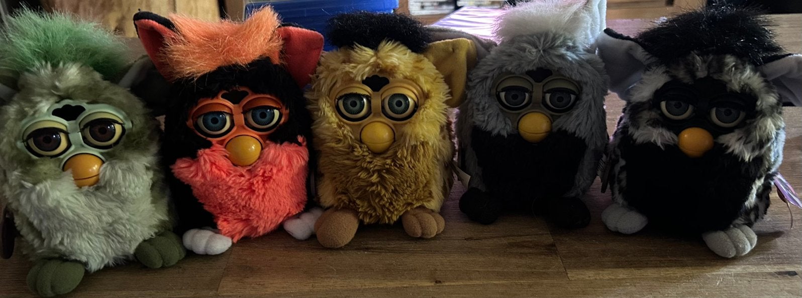 Furby 1998/1999 vintage engelstalig 5 stuks, Ophalen of Verzenden, Zo goed als nieuw