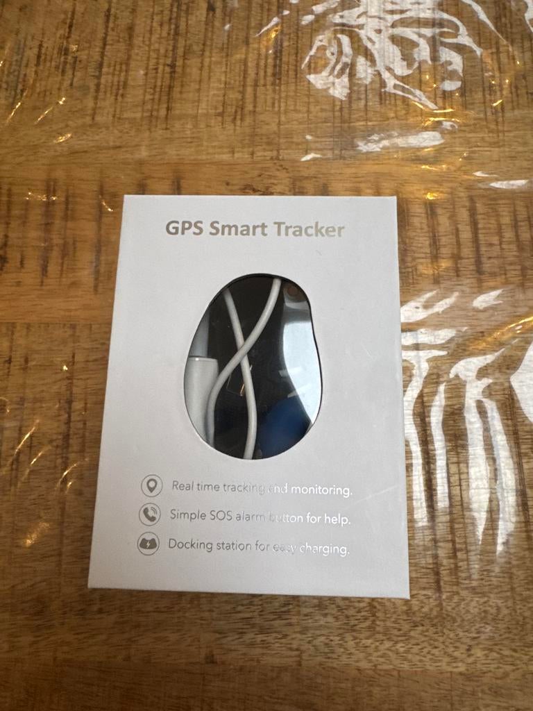 GPS Smart Tracker - Realtime Tracking & SOS Alarm, Ophalen of Verzenden, Nieuw, Zwart