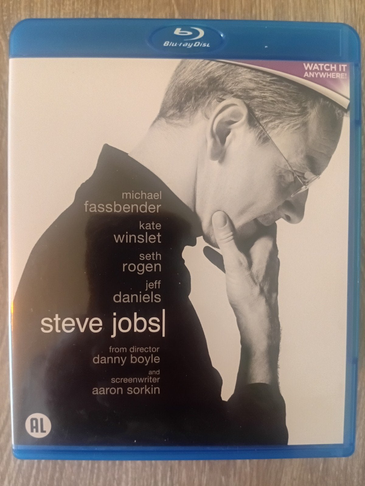 Steve Jobs Blu-ray - Michael Fassbender, Kate Winslet, Engels, Film, Ophalen of Verzenden, Zo goed als nieuw