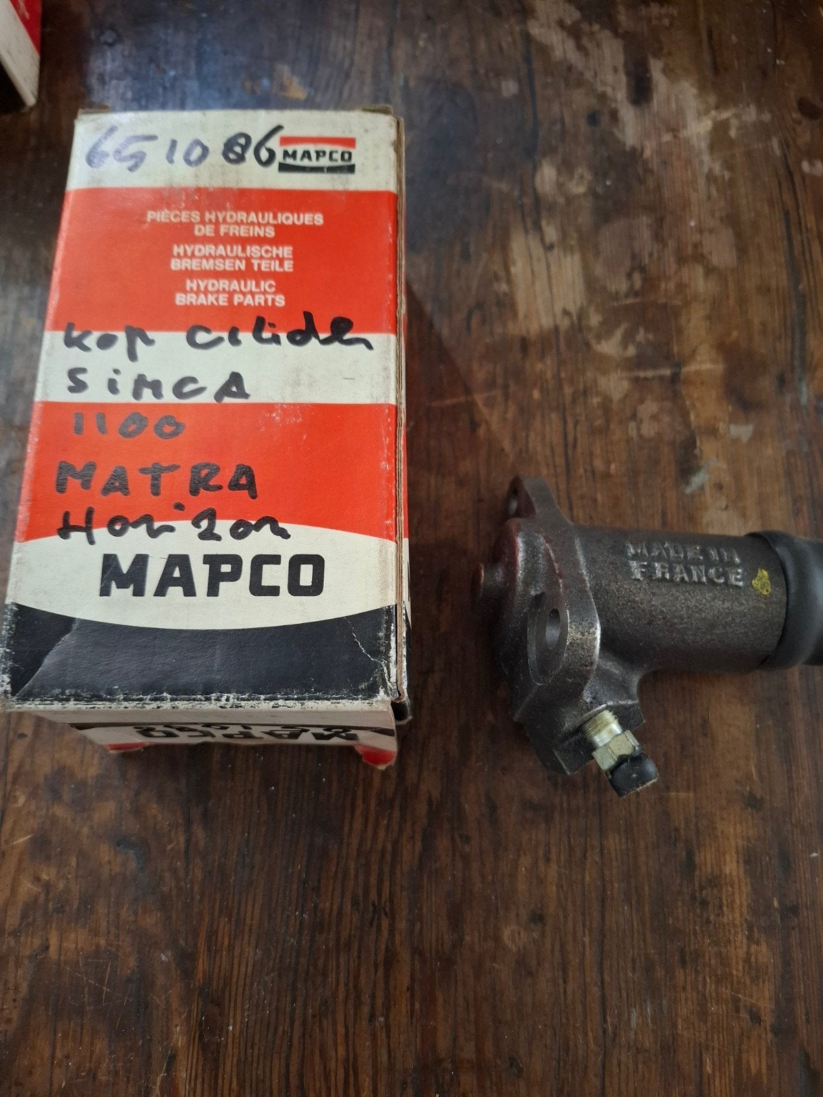 Hulpkoppelingscilinder Simca 1100 Matra Horizon MAPCO, Auto-onderdelen, Ophalen of Verzenden, Nieuw, Oldtimer onderdelen
