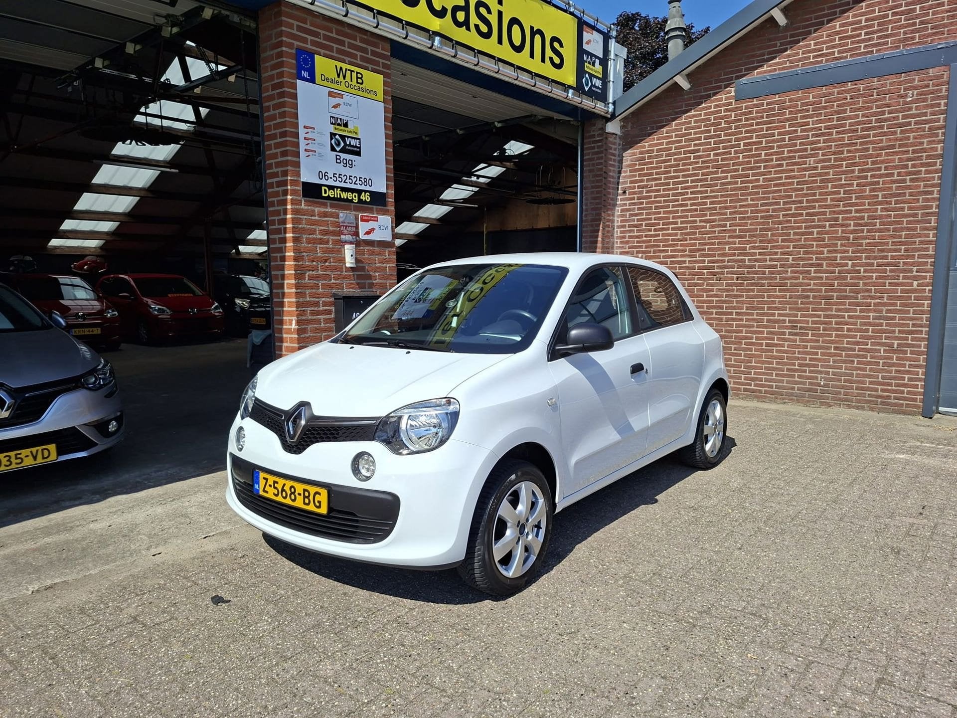 Renault Twingo 1.0 SCe Collection, Airco Dealer oh., 5-deur,, Auto's, Renault, Gebruikt, Euro 6, 4 stoelen, Wit