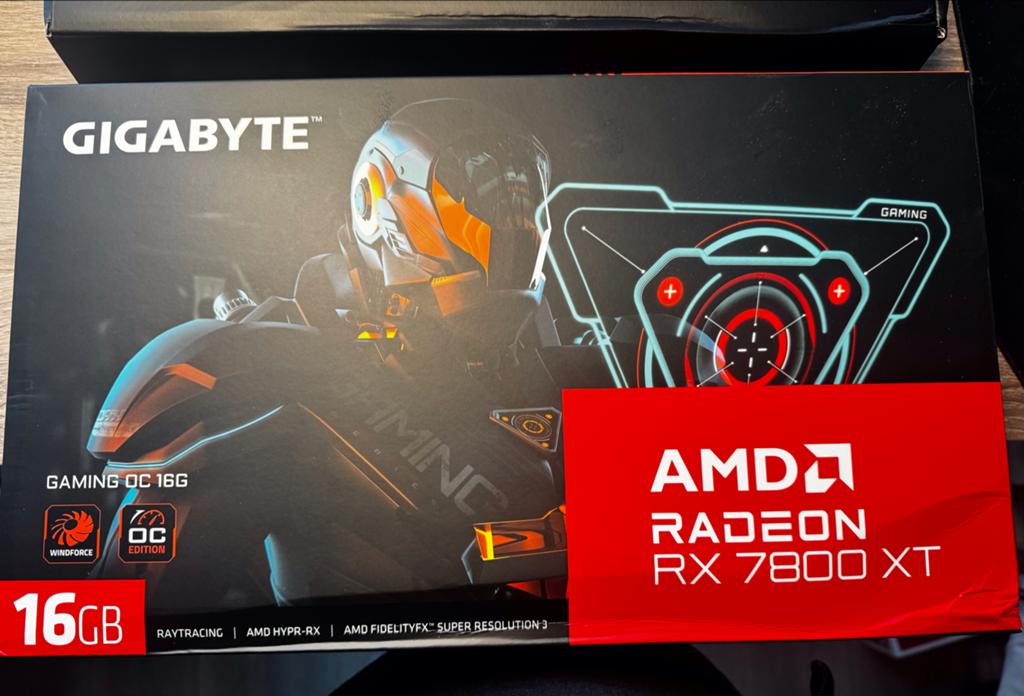 GIGABYTE AMD Radeon RX 7800 XT Gaming OC 16G Videokaart, Computers en Software, Videokaarten, AMD, GDDR6, PCI-Express 4, Ophalen of Verzenden