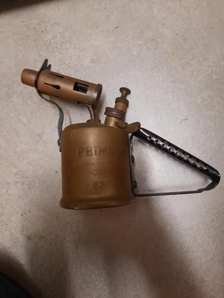 Vintage retro Benzinebrander benzine brander primus 630, Ophalen of Verzenden