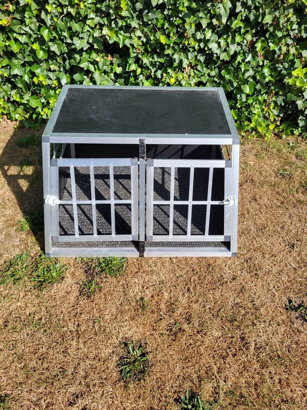 Aluminium hondenbench  80 x 70 x 50, Dieren en Toebehoren, Ophalen, Gebruikt