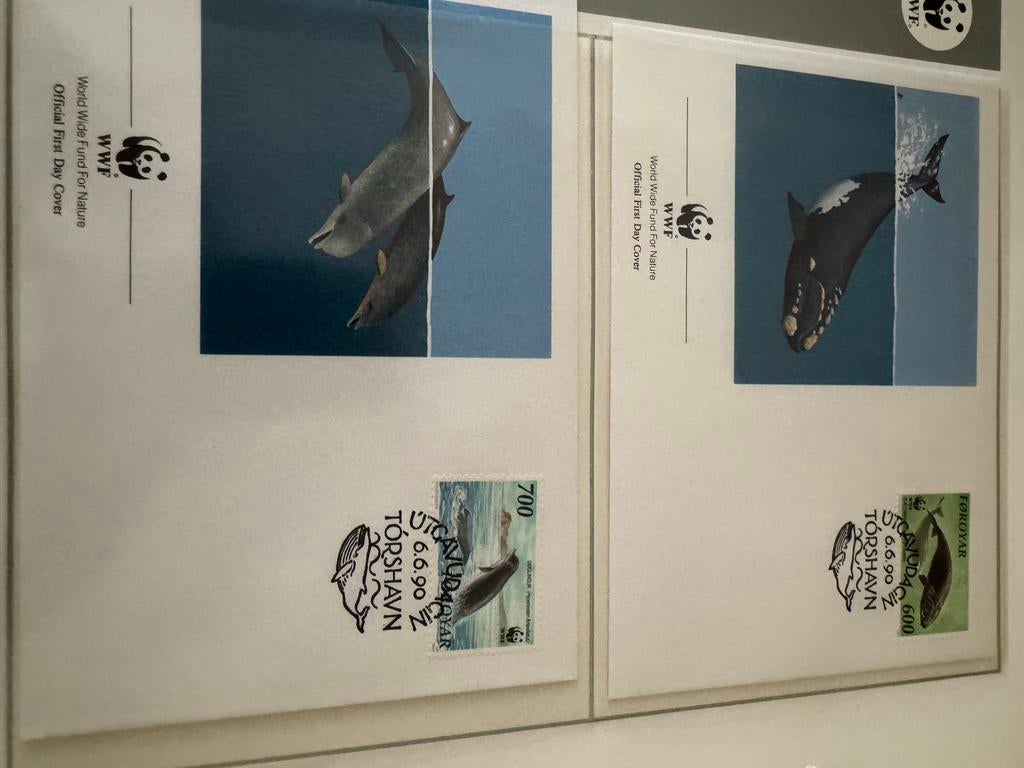 WWF Postzegelcollectie: Zeedieren (Lamantijn, Zeehond, Walvi, Postzegels en Munten, Verzenden, Gestempeld, Dier of Natuur
