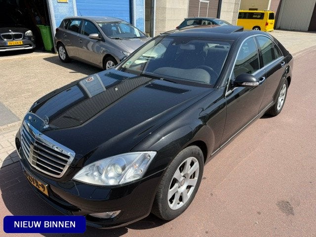 Mercedes-Benz S-Klasse 350 Prestige Plus bj 2009 NAP 1e eige, Automaat, Achterwielaandrijving, Gebruikt, Zwart